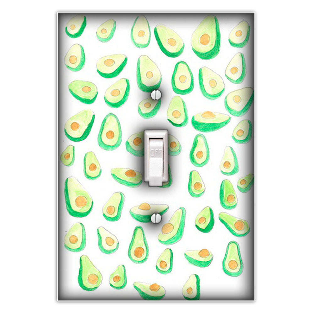 Avocados Decorative Single Toggle Light Switch Cover