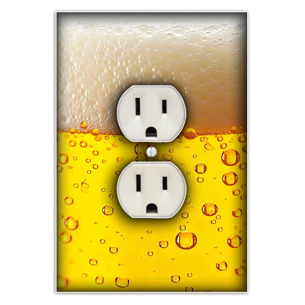 Beer Decorative Duplex Outlet Wall Plate Cover