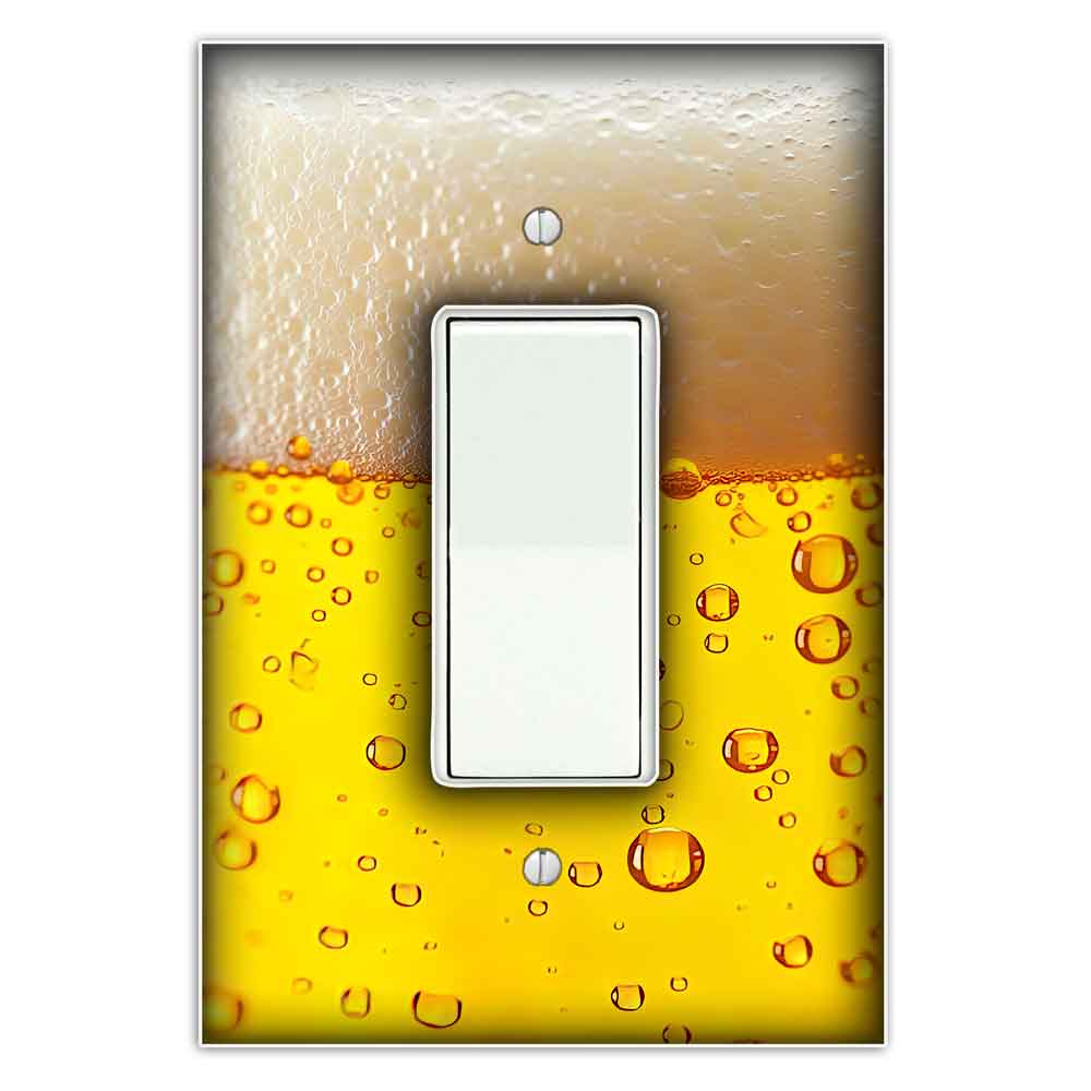 Beer Decorative Single Rocker Decora Light Switch Cover