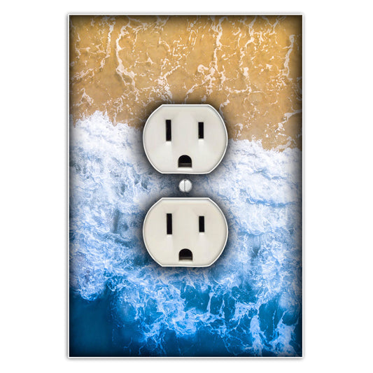 Beach Decorative Duplex Outlet Wall Plate Cover