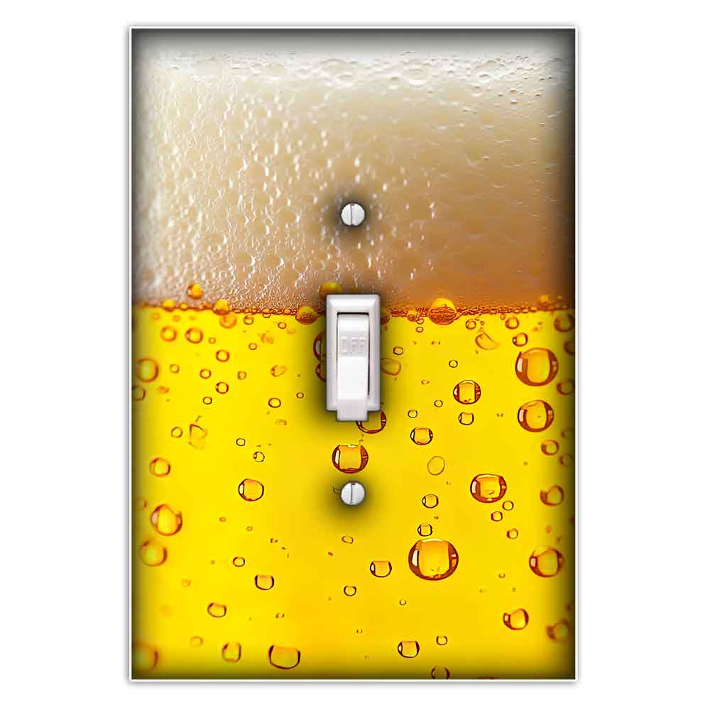 Beer Decorative Double Toggle Light Switch Cover